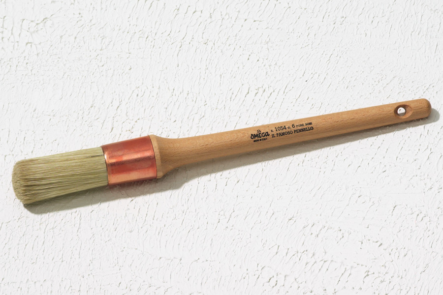 s. 1054 POUCE Omega round paint brush - 100% bristle - Omega Brush