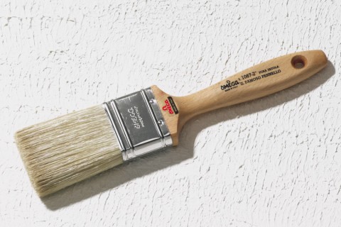 Bent Radiator Hog Bristle Paint Brushes