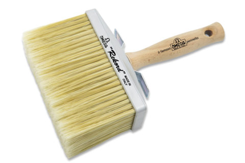 s. 91 REKORD Plafone pennello da vernice Omega manico legno - 100%  sintetico - Omega Brush